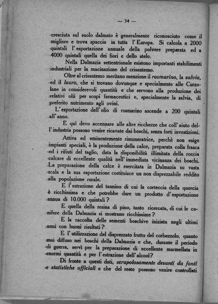 La Dalmazia non è povera. Studio compilato sulla base di dati e statistiche ufficiali